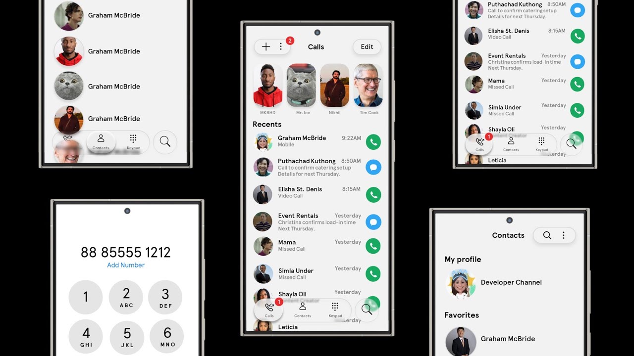 One UI 8 - Liquid Glass Phone