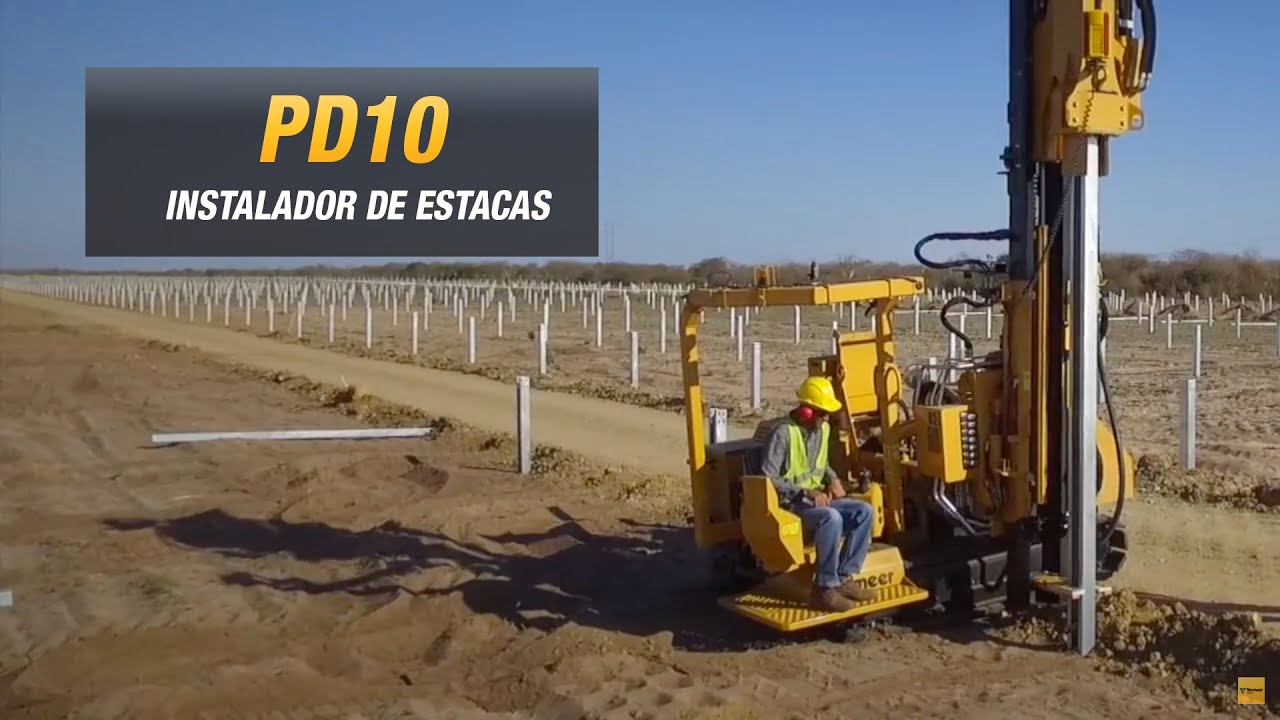 Instalador de estacas PD10 Vermeer