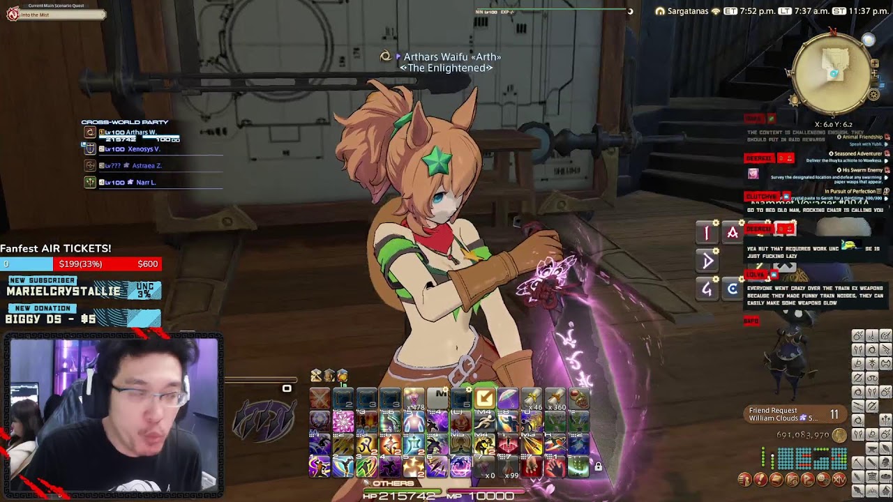 🔴FF14 and Aion 2🔴PF adventures!🔴10/10 savage🔴IM 45 DAMNIT🔴