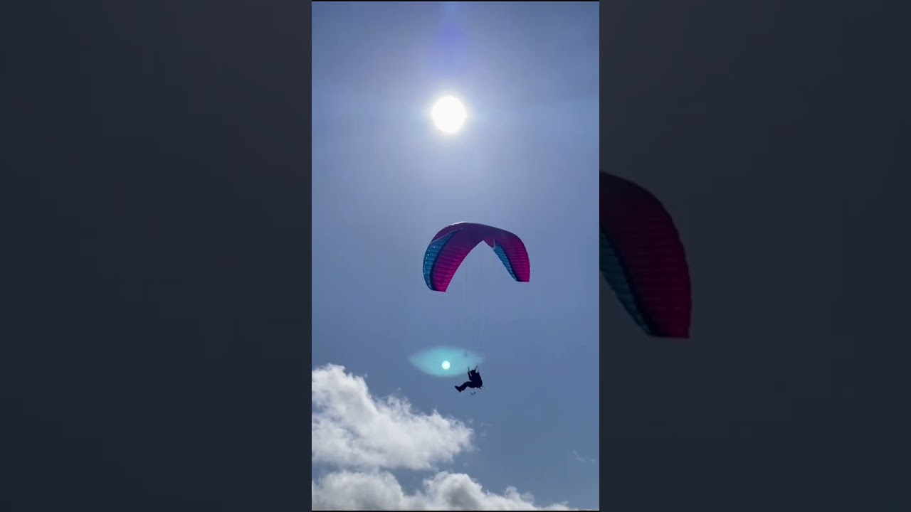 BLUE SKIES - UK paragliding #shorts #paragliding #summer #justgonnasendit