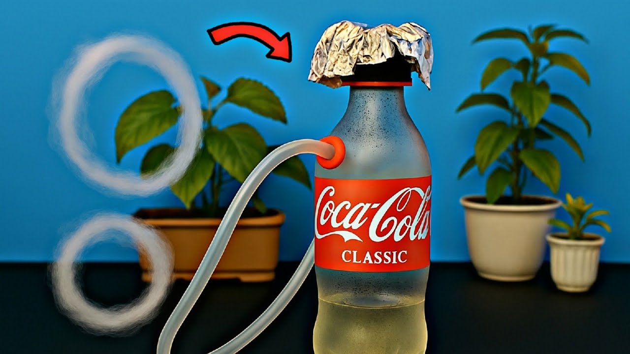 DIY Plastic Bottle Smoke Effect — Safe Visual Experiment | Colorful Vapor Art