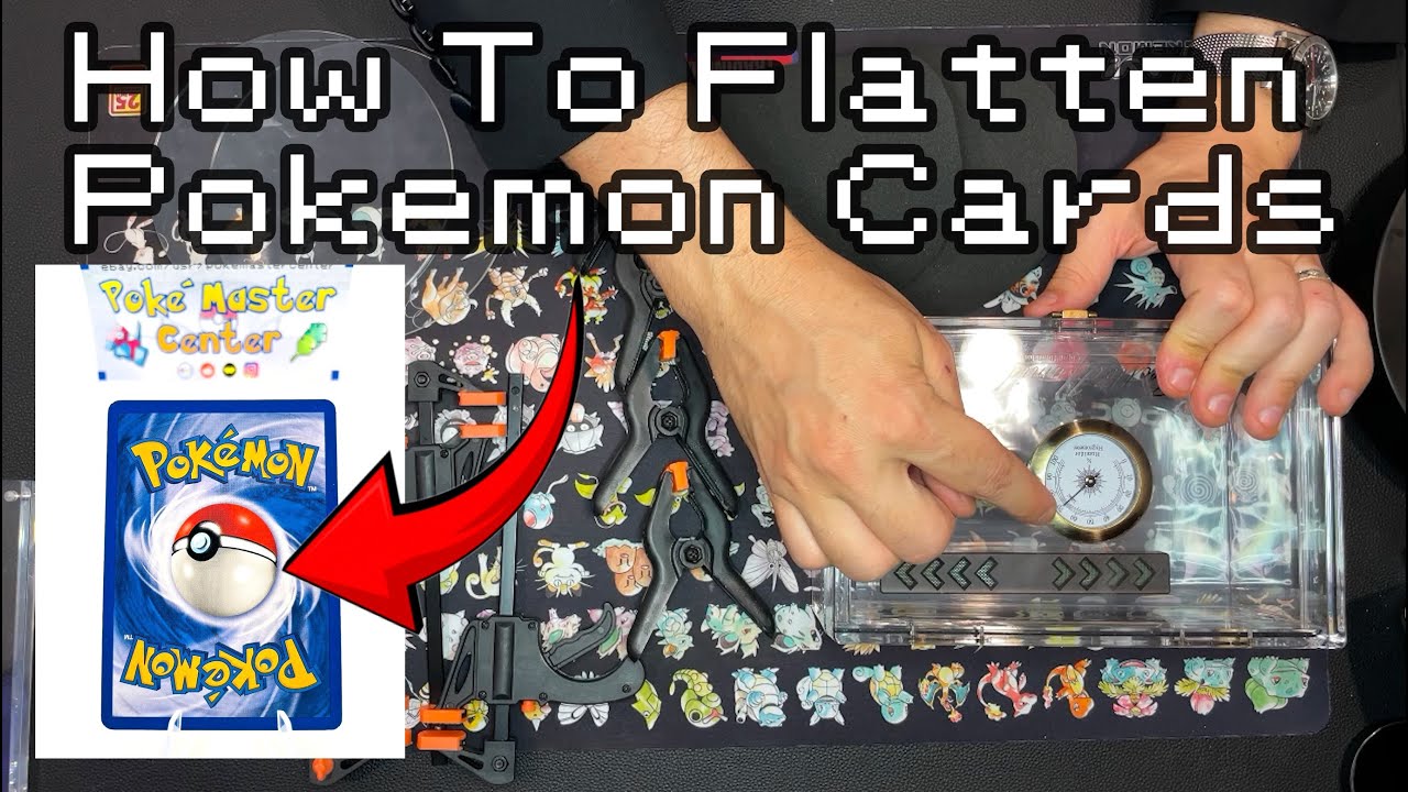How to Flatten Pokemon Cards with our Flattening Kit
