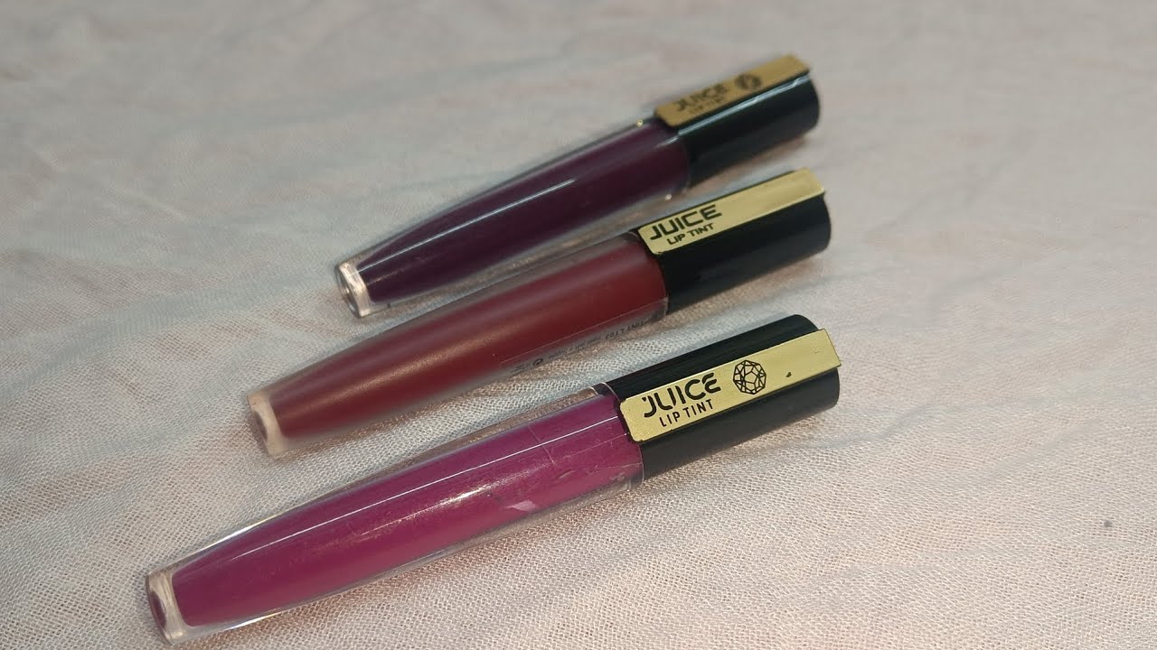 Juice lip tint review | 3 different type shades |Beauty Pie