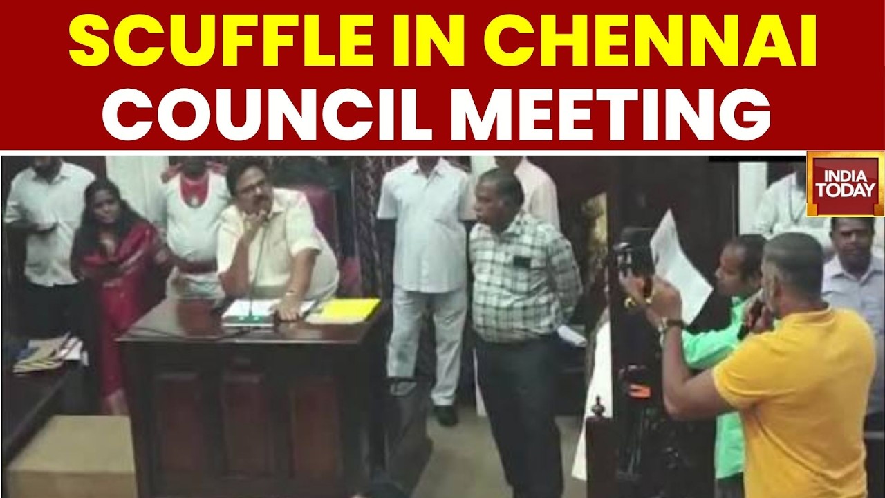 Chennai Council Meeting Turns Heated! DMK vs AIADMK Clash Erupts | India Today News