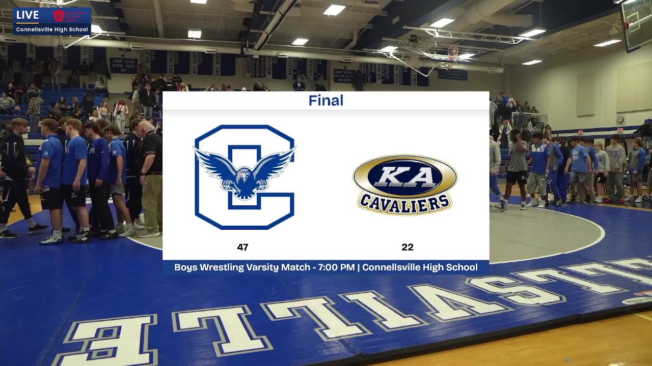 Varsity Boys Wrestling - Connellsville vs. Kiski - January 15, 2026