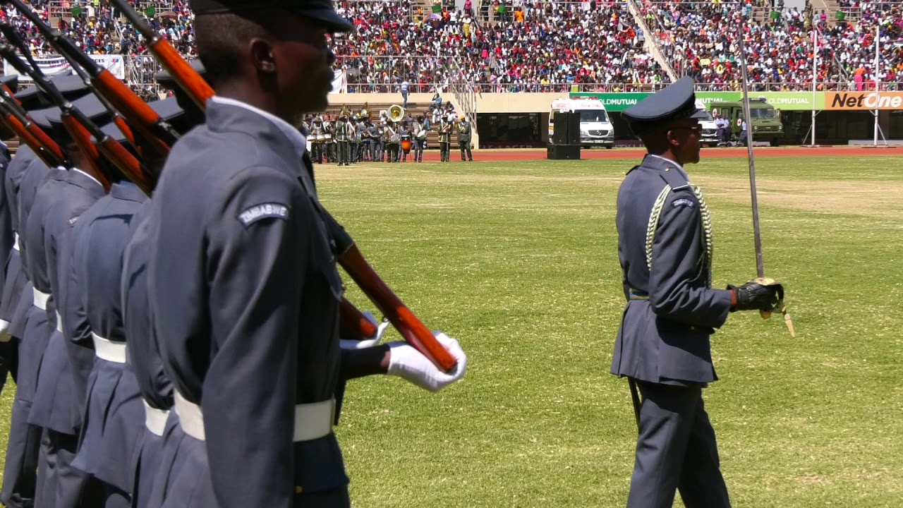 Zimbabwe Defence Forces March through pass