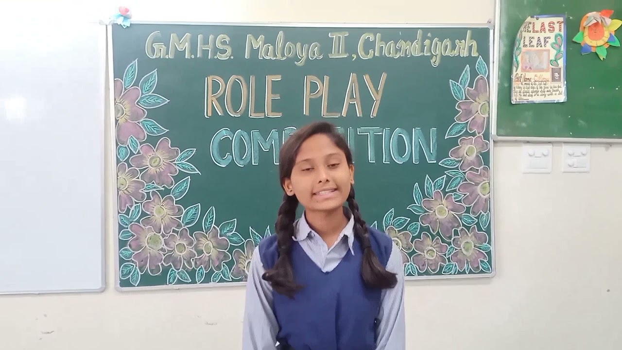 Role play on Nutritious and Healthy food