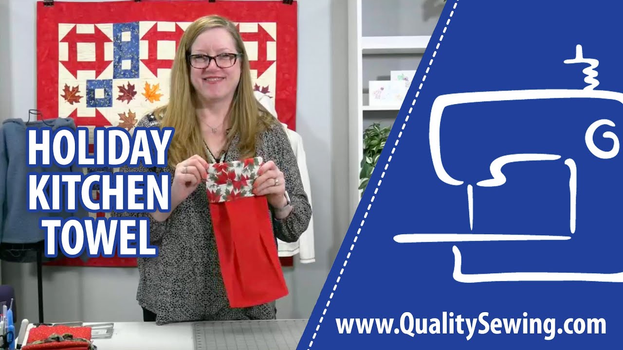 Reva's Holiday Hanging Kitchen Towel Project