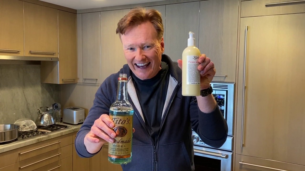 Conan's Guide To Making Hand Sanitizer At Home | Team Coco
