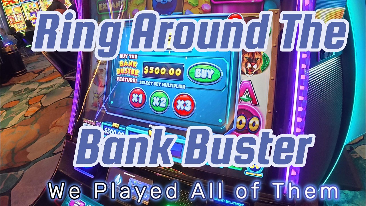 Playing ALL the Bank Busters Slots & Buying Bonuses 😳🎰 #BankBusters #BonusBuy #Urge2Gamble