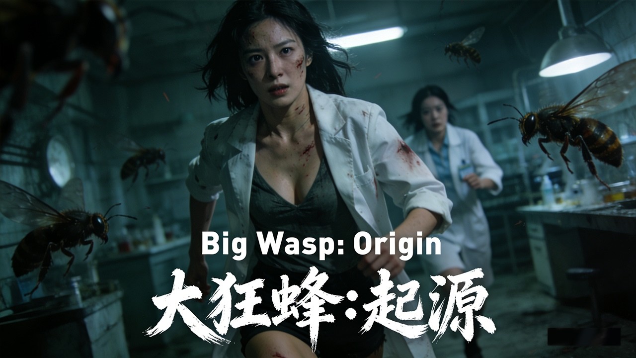 《大狂蜂：起源 Big Bee》末日科幻巨作！基因改造变异狂蜂PK人类疯狂袭人上演密室逃脱
