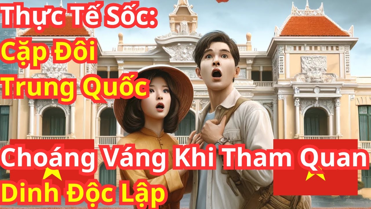 Thực Tế Sốc: Cặp Đôi Trung Quốc Choáng Váng Khi Tham Quan Dinh Độc Lập! TP.HCM