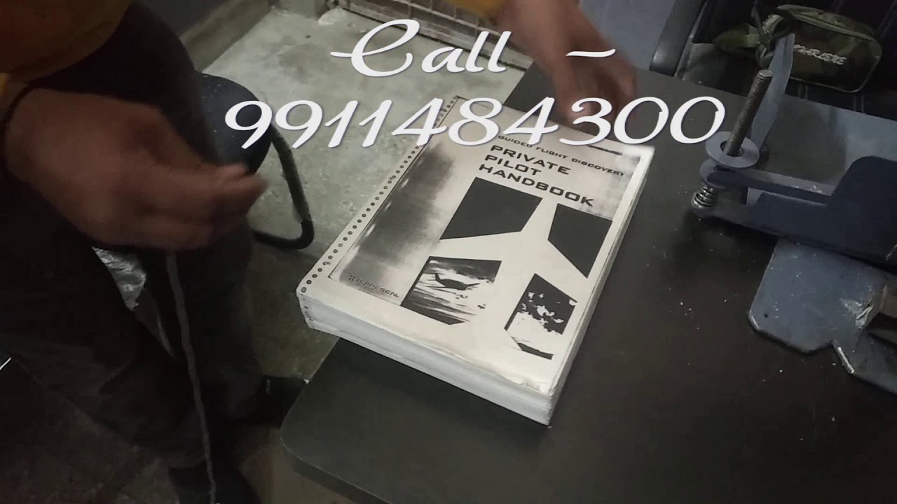 Paramjit Singh - Paper Drill Machine for Thesis Book Binding