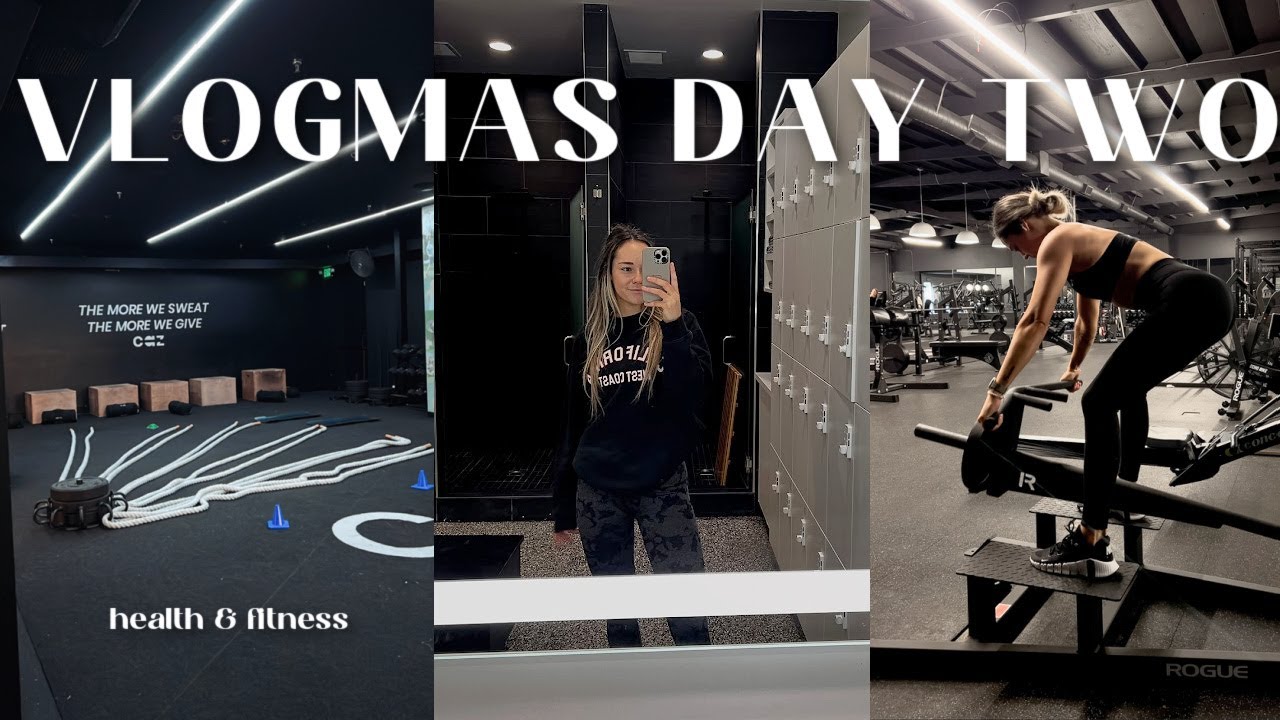 VLOGMAS DAY TWO:trader joes haul, come to the gym with me & teaching