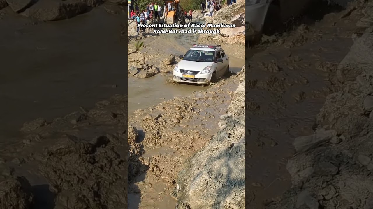 Kasol Manikaran Road 😱 But Road is through 👍 #kasolroad #kasoltrip #kasol #manikaransahib