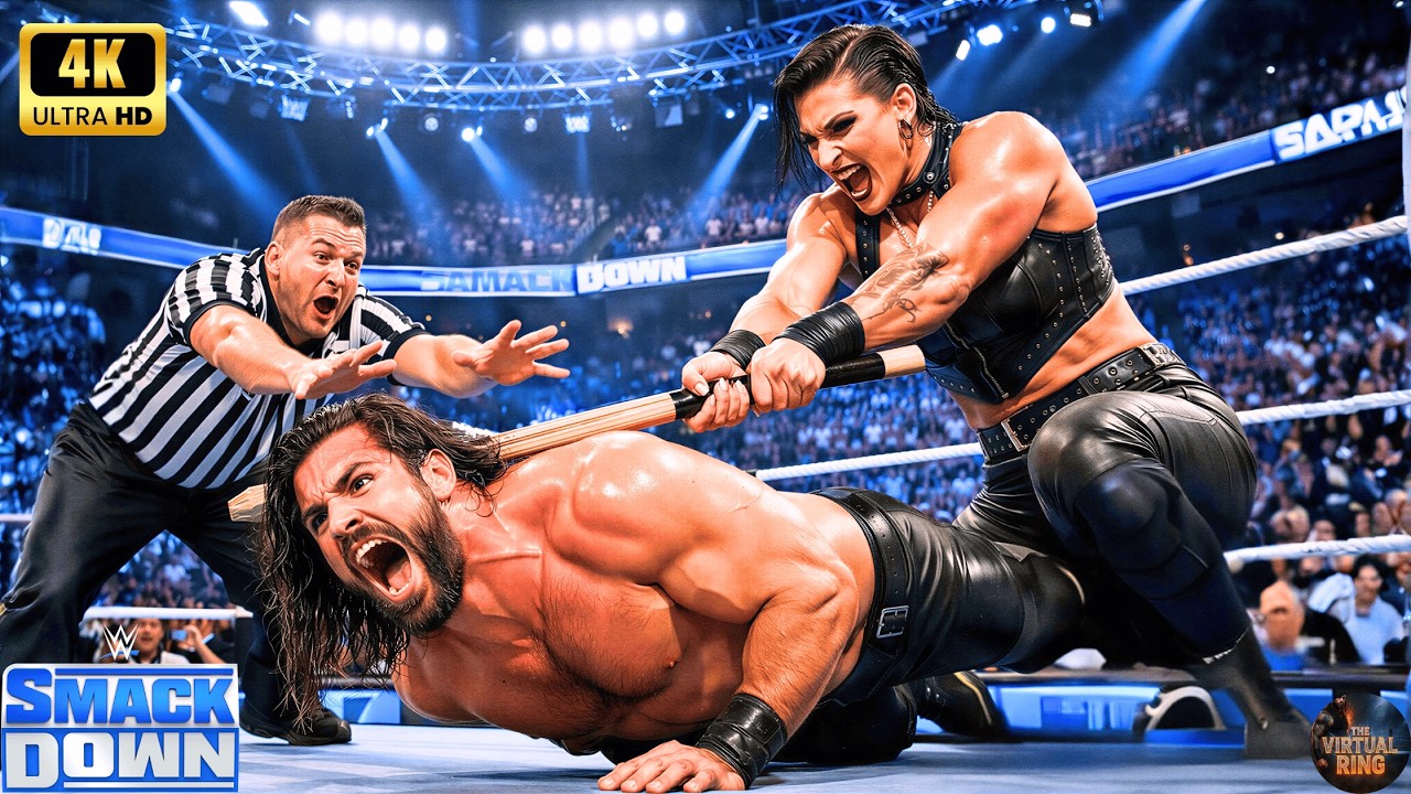 Рея Рипли против Сета Роллинза • SMACKDOWN • 28 февраля 2025 г. ⚡ #rhearipley #sethrollins