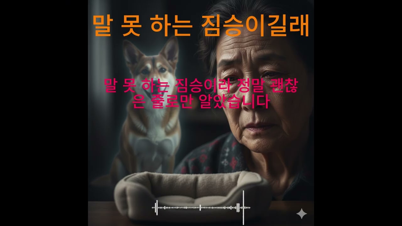 [애절트롯] 말 못 하는 짐승이길래 - 아픈 내색 없이 떠난 너에게 바치는 눈물의 사모곡 (1시간 무한재생) 🐾😭