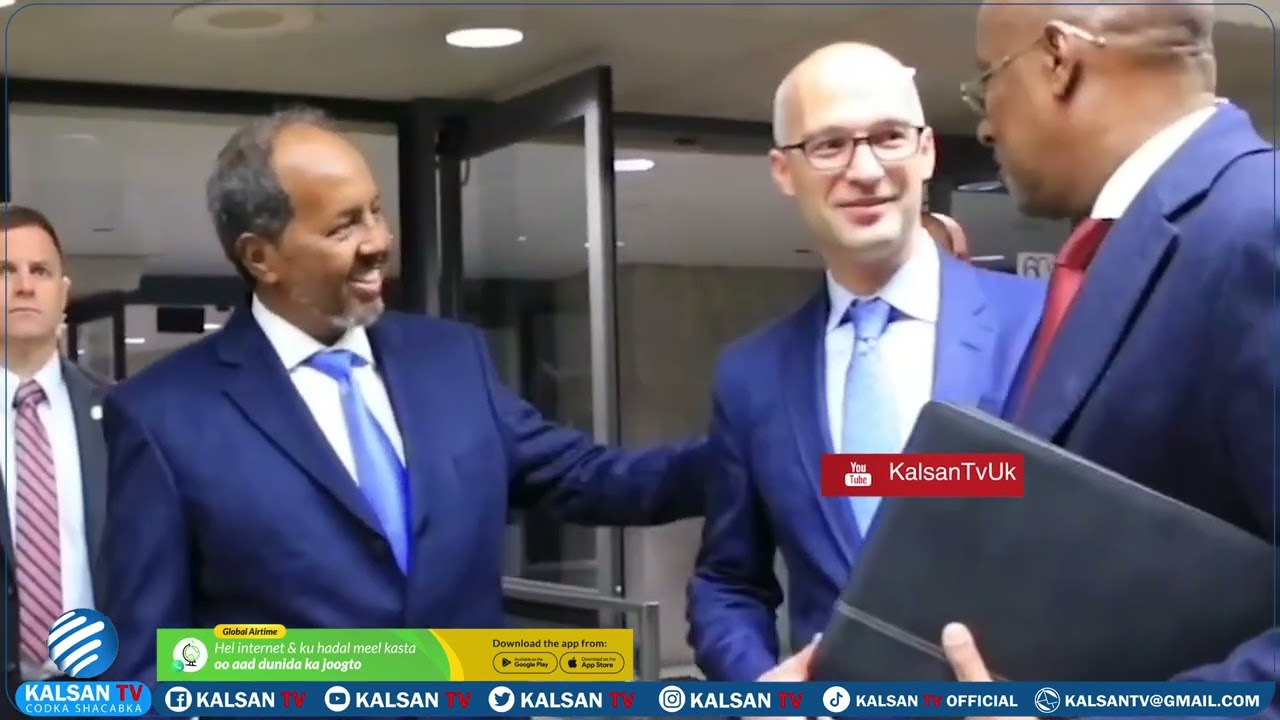 Madaxweyne Xasan Sheekh oo u safraya Maraykanka iyo ujeedka socdaalkiisa.