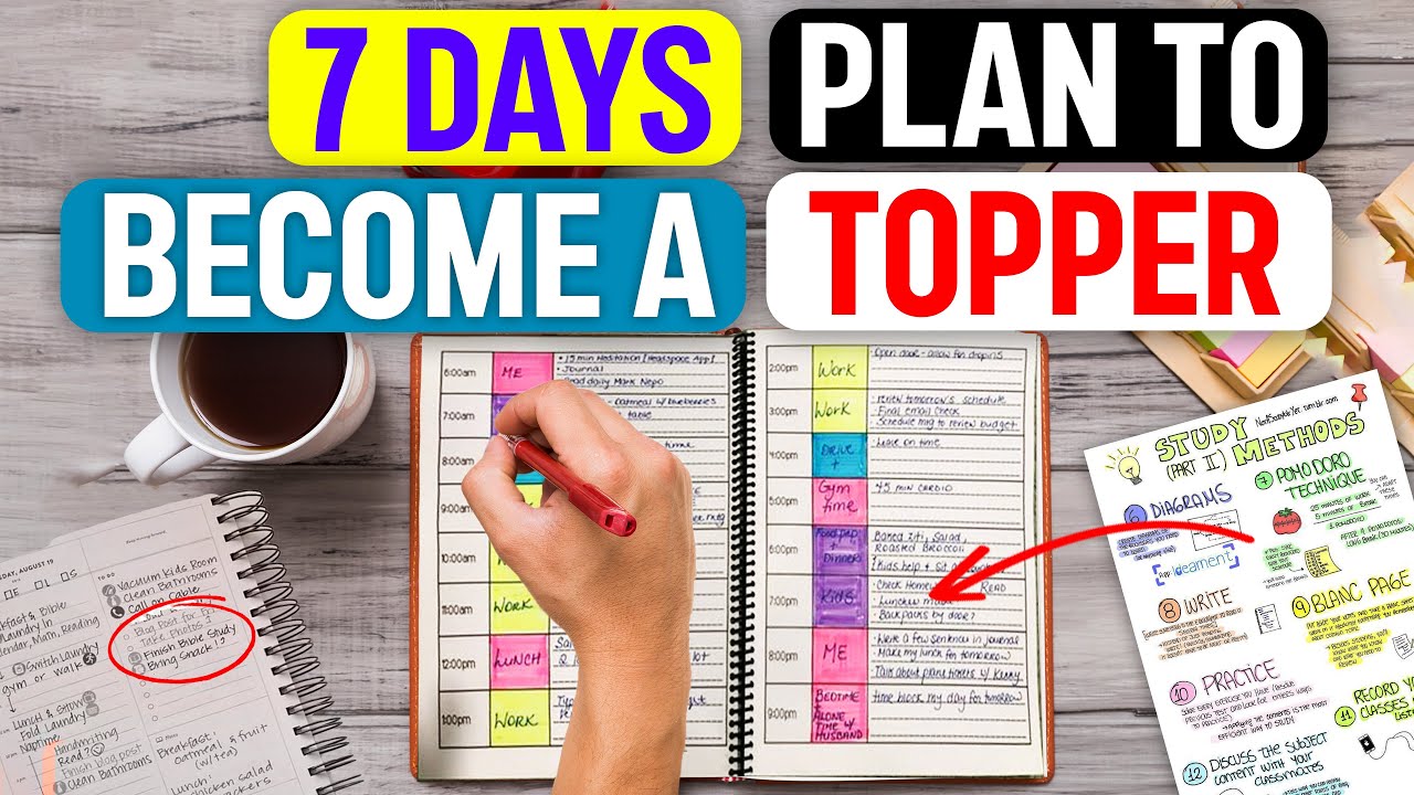 Average to Topper in Next 7 Days🔥| Secret Tips of Every Topper| TOPPERS Timetable
