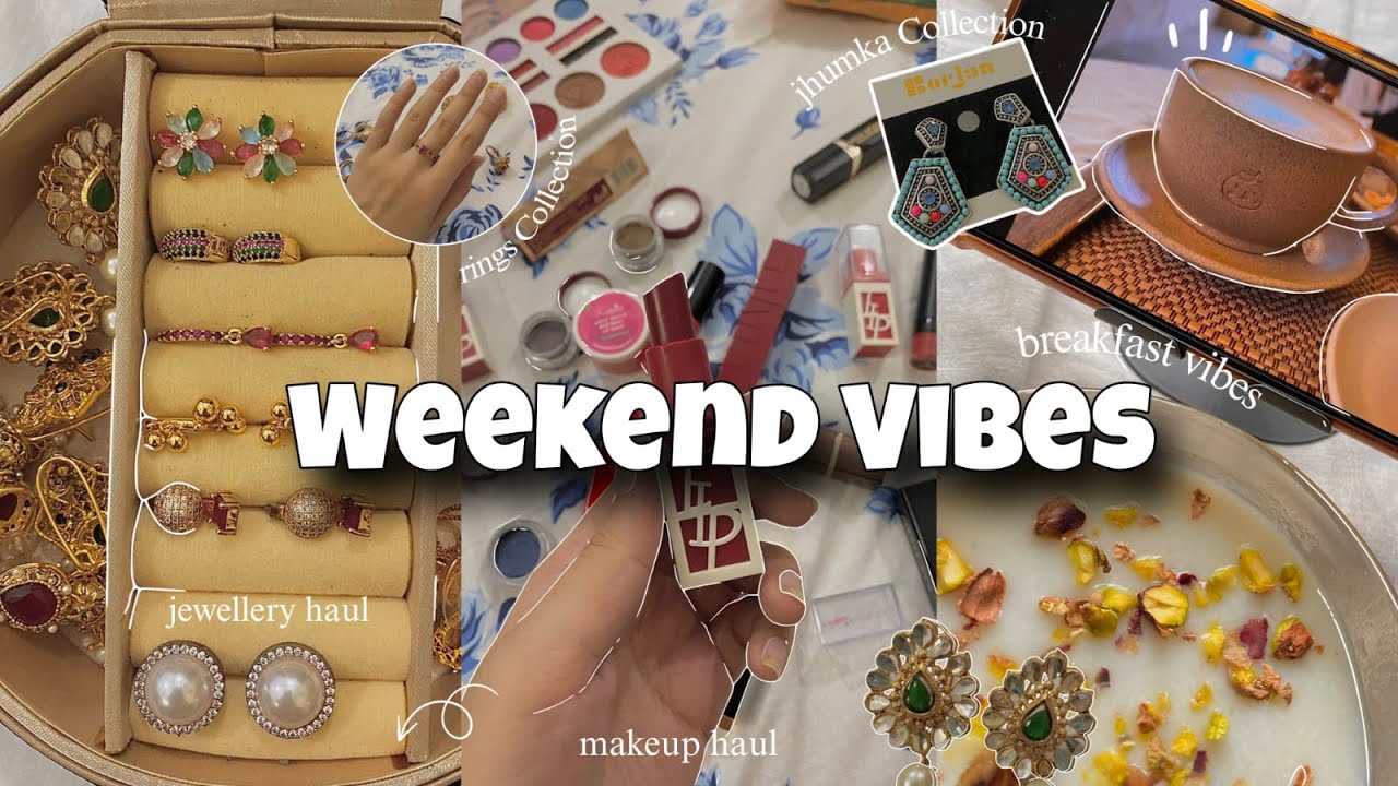 Weekend Vibes | Cozy Day, Jewellery + Makeup Haul Vlog 🎀