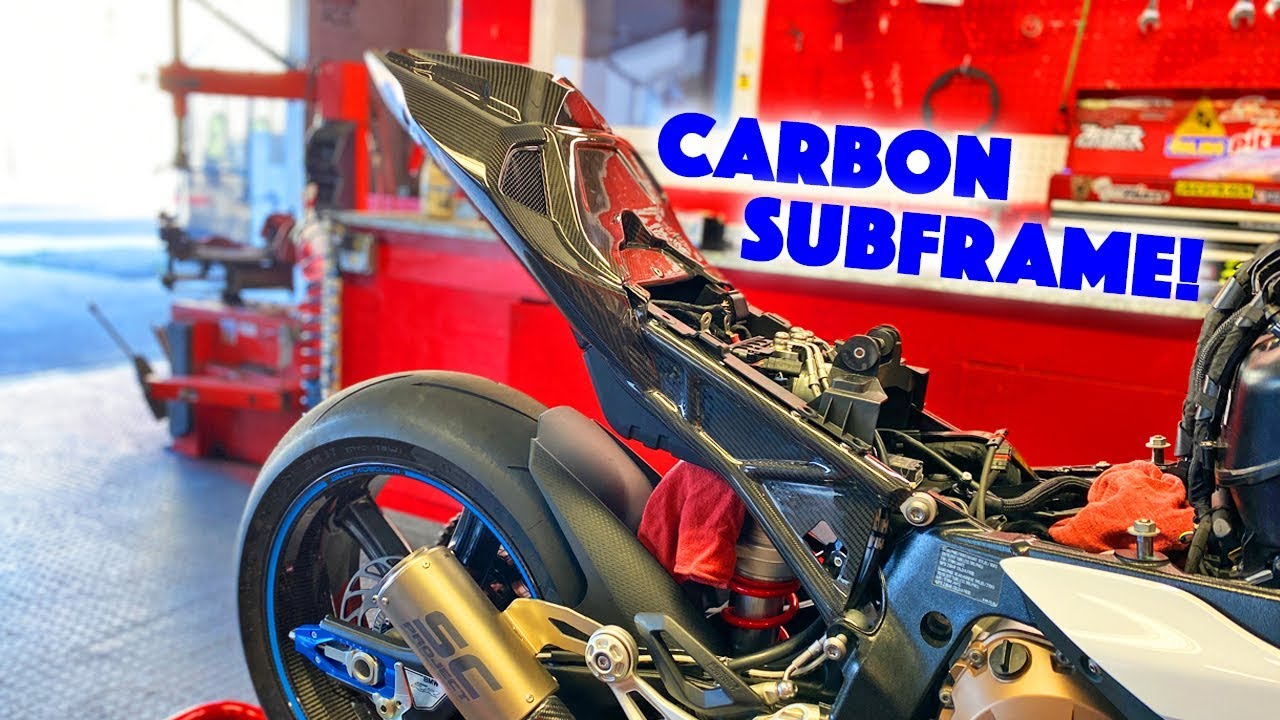Первый в мире карбоновый подрамник на S1000RR 2020 года!!!