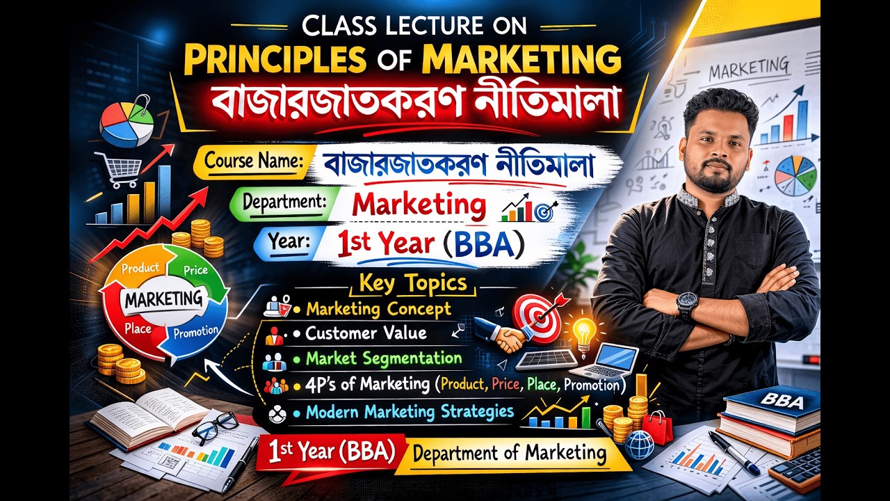 Marketing 1st Year I Principle of Marketing (212301) Lecture 1