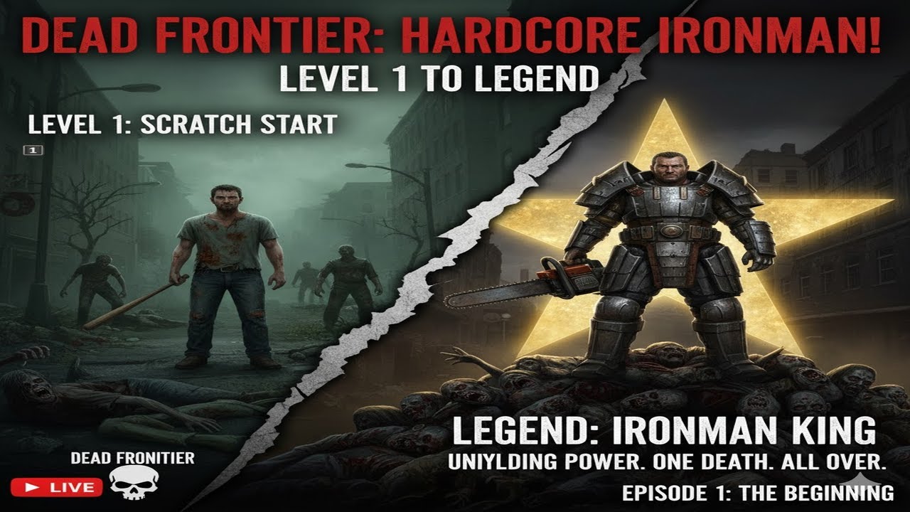 Dead Frontier — новое хардкорное приключение Ironman! От первого уровня до легенды