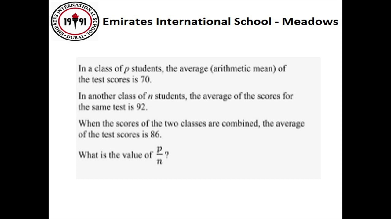 Daily Mathematics Challenge - 1/6/2020