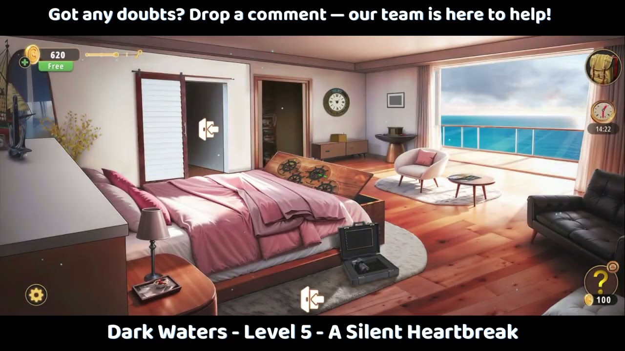 Rooms and Exits Level 5 - A Silent Heartbreak 🔥 | Dark Waters Walkthrough | Step-by-Step Guide
