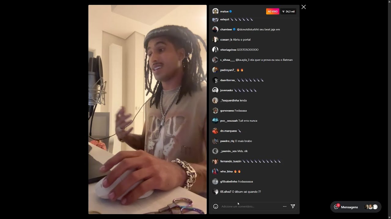 LIVE MATUE NO ESTUDIO | 08/09/25 - BACKSTAGE
