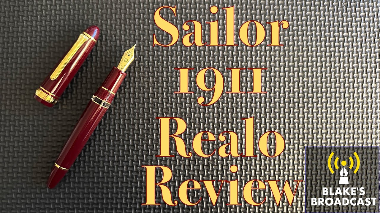 Sailor Realo 1911 Fountain Pen Review 4K