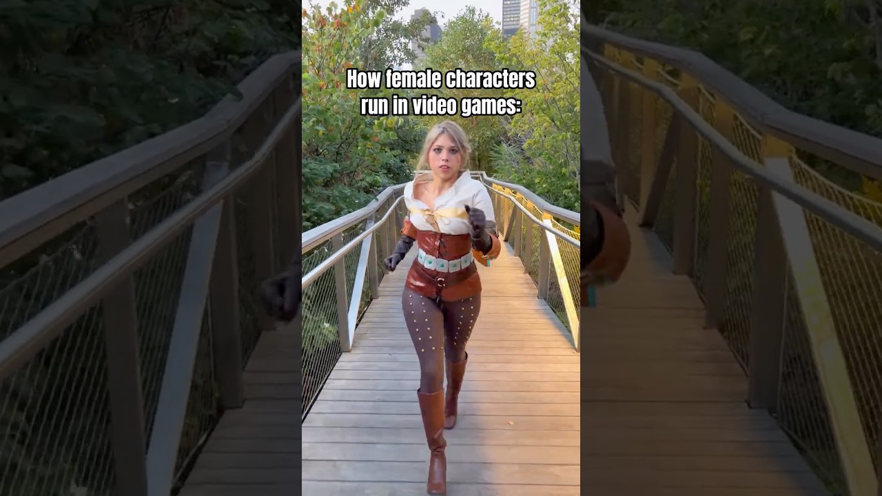 Женские персонажи видеоигр в реальной жизни 😅