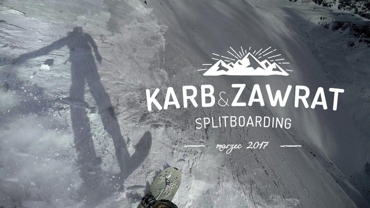 Splitboard - Tatry przez Karb na Zawrat - snowboard freeride