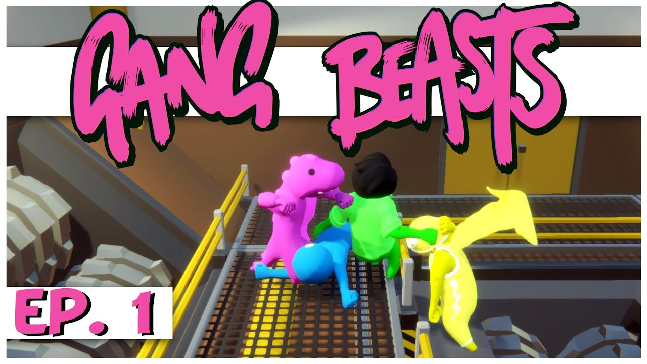 Gang Beasts Online Multiplayer - Эпизод 1 - Многопользовательский игровой процесс Gang Beasts!