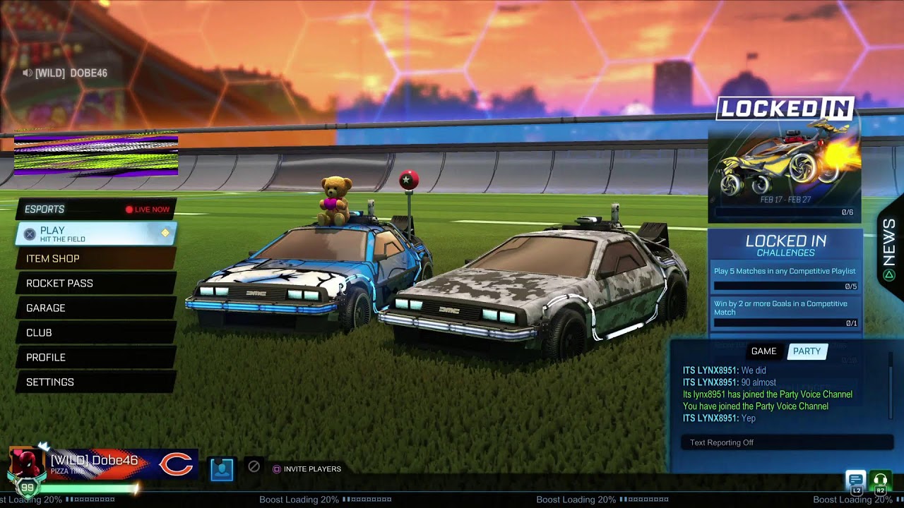 Rocket League stream with its_Lynx