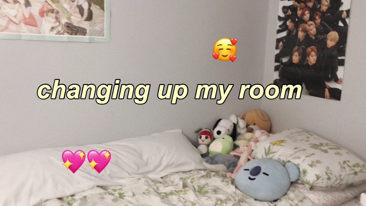 reorganizing my room. (kpop edition)