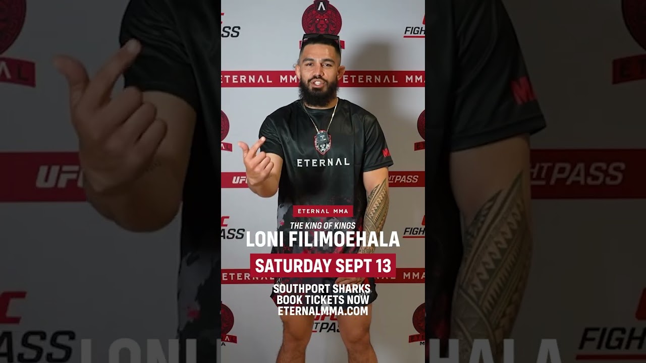 Loni Filimoehala is set for battle tomorrow night &mdash; streaming LIVE & exclusive on UFC Fight Pass 🔥