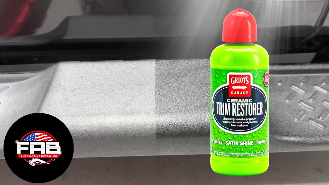 My First Time Using Griot's Garage Ceramic Trim Restorer!  Let's See How It Performs