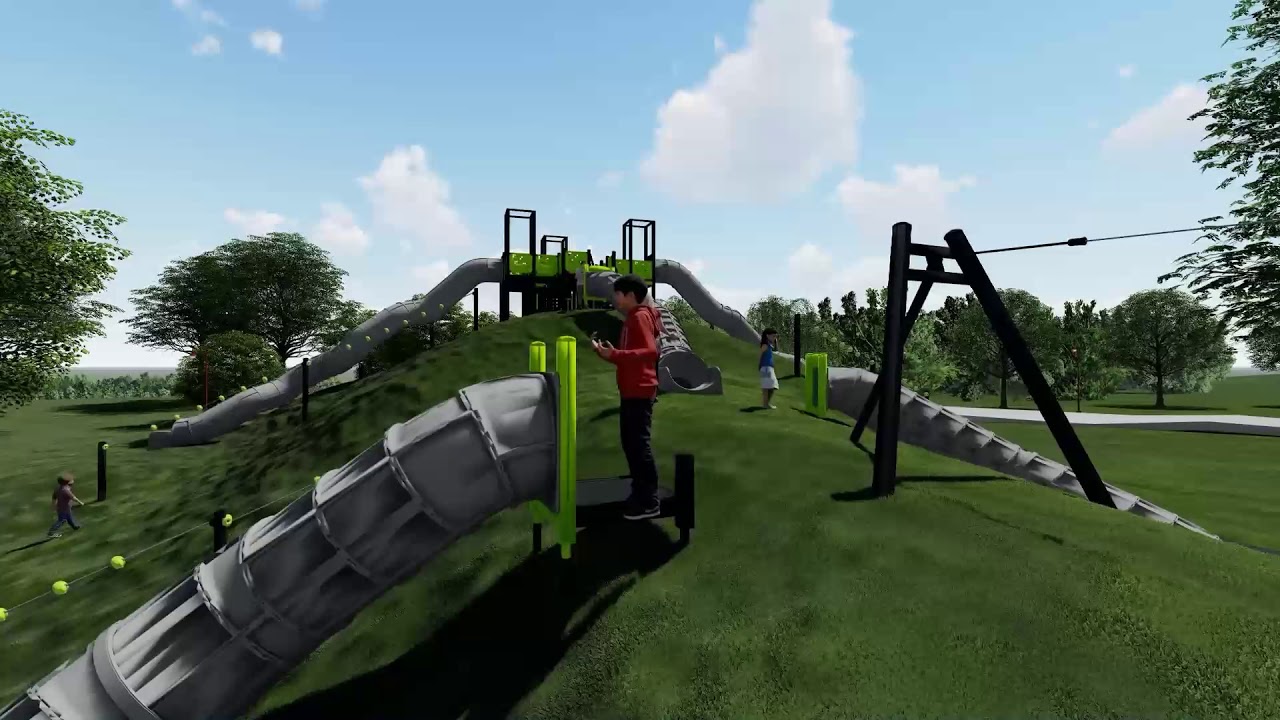 Rewitalizacja Parku Dolinka - wizualizacja