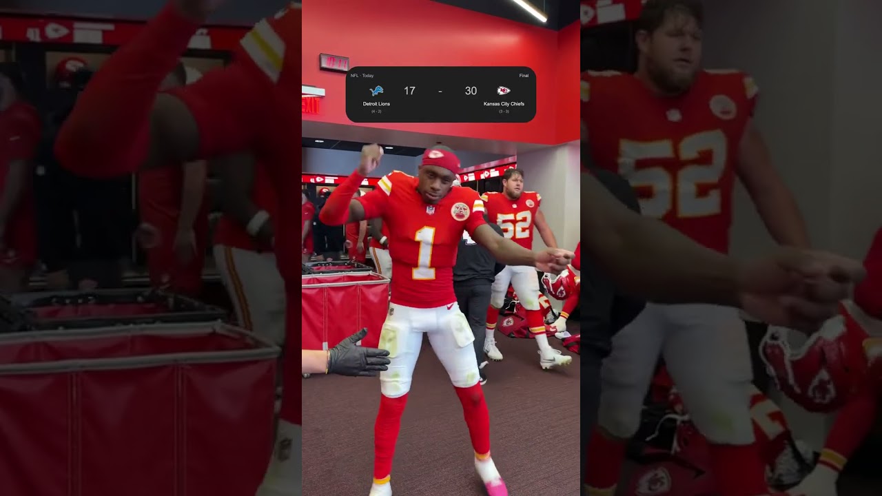 Chiefs Win! Short Postgame Celebration