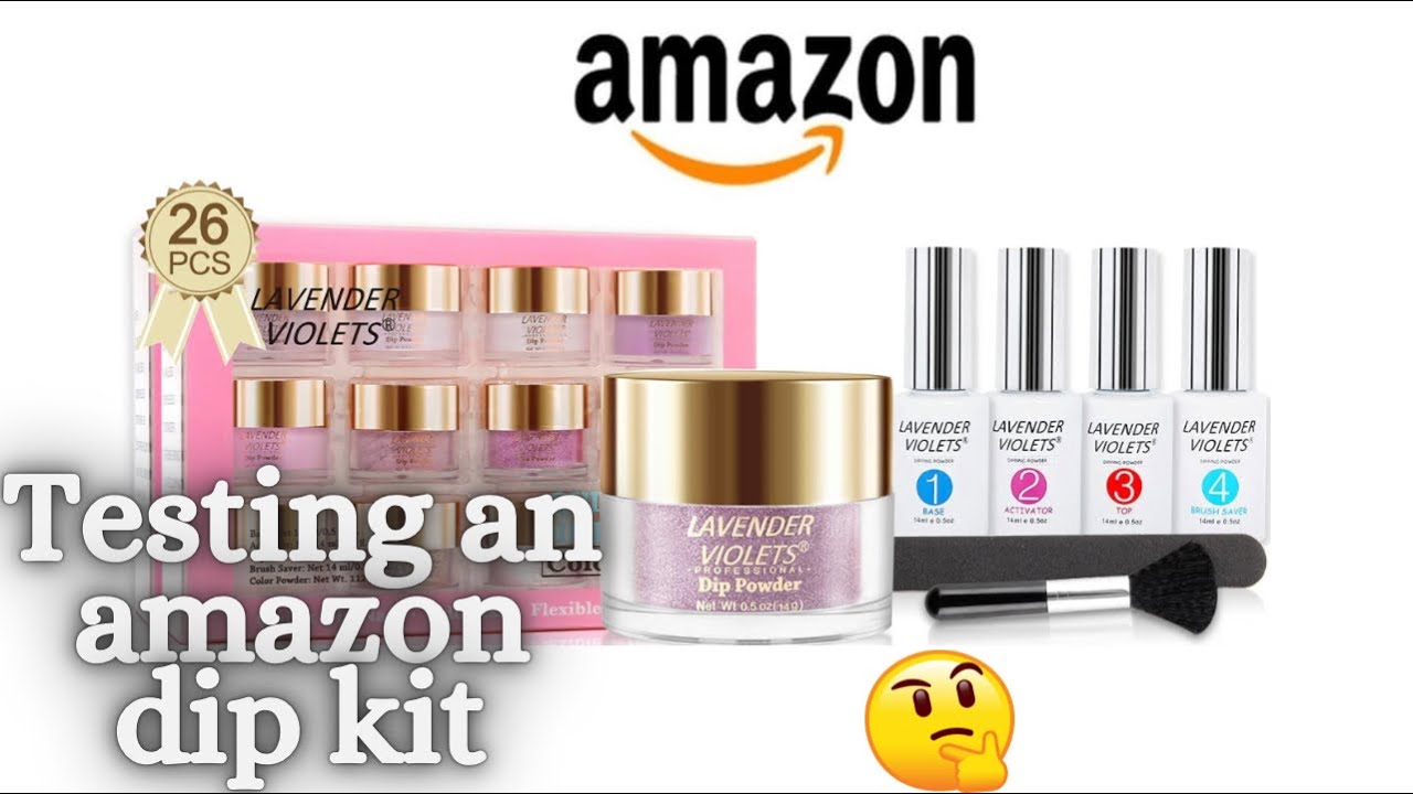 Testing out another Amazon dip kit LIVE - Lavender Violets