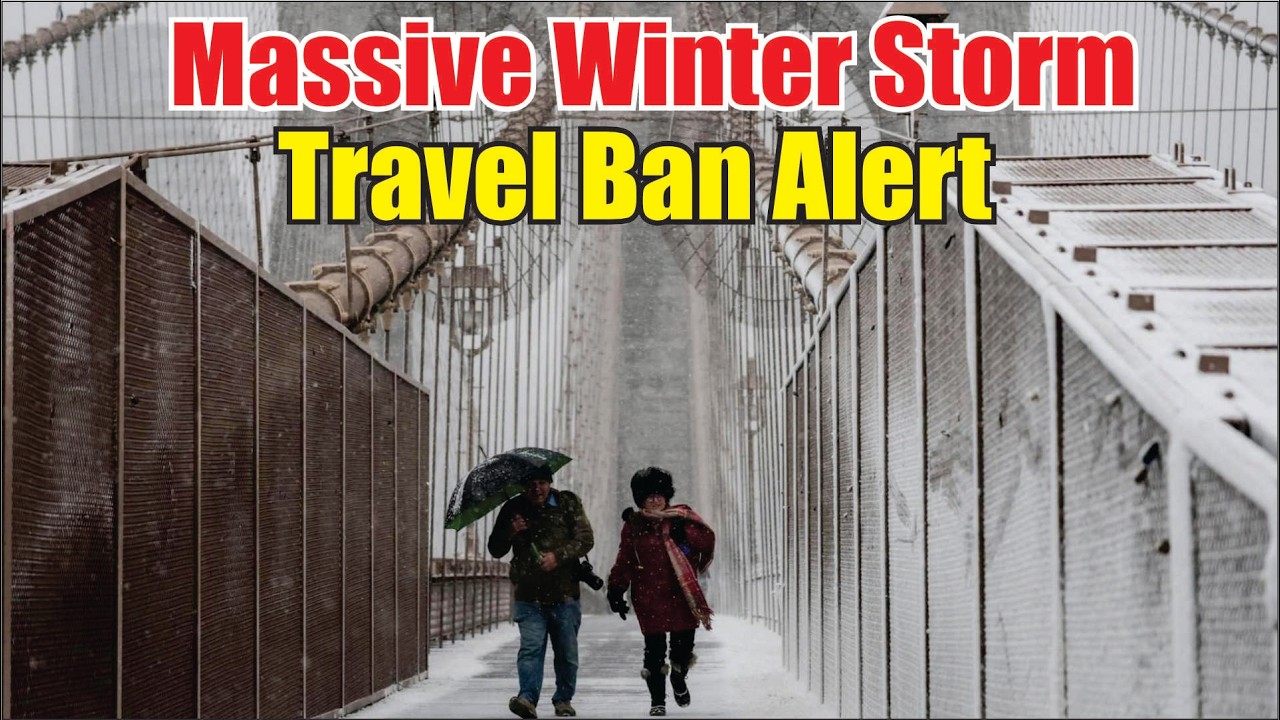 Historic Winter Storm Hits US Northeast as NYC Imposes Travel Ban for Safety