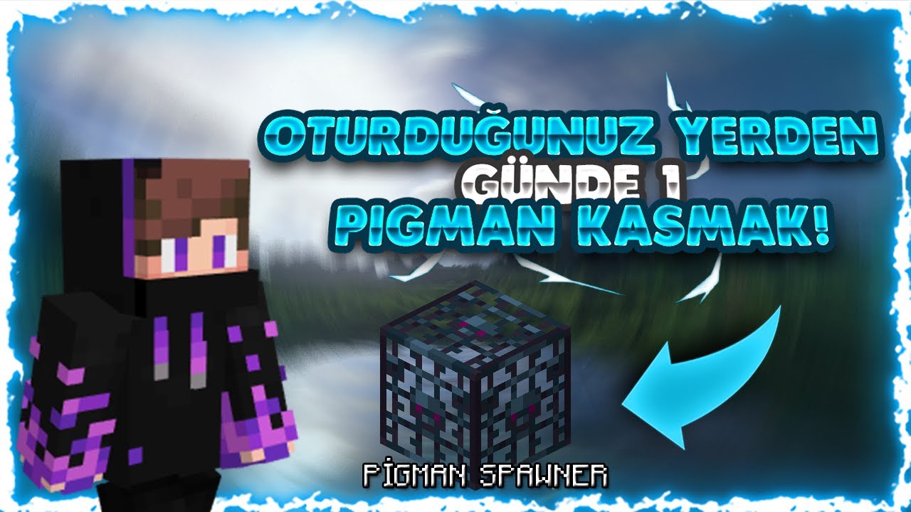 OTURDUGUN YERDEN 1 PİGMAN KAS !! | OHA ! Para Kasma #2 -minecraft sonoyuncu skyblock para kasma