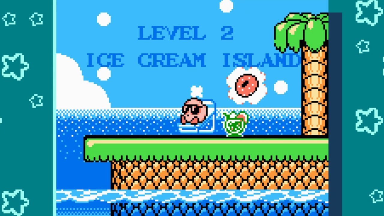 Kirby's Adventure - Level 2: Ice Cream Island - 100% Walkthrough