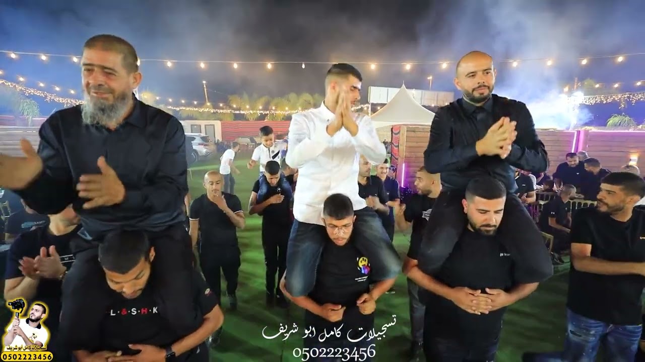 استقبال ناري للفنان والشاعر مصطفى الهنداوي افراح ال ابو شريتح