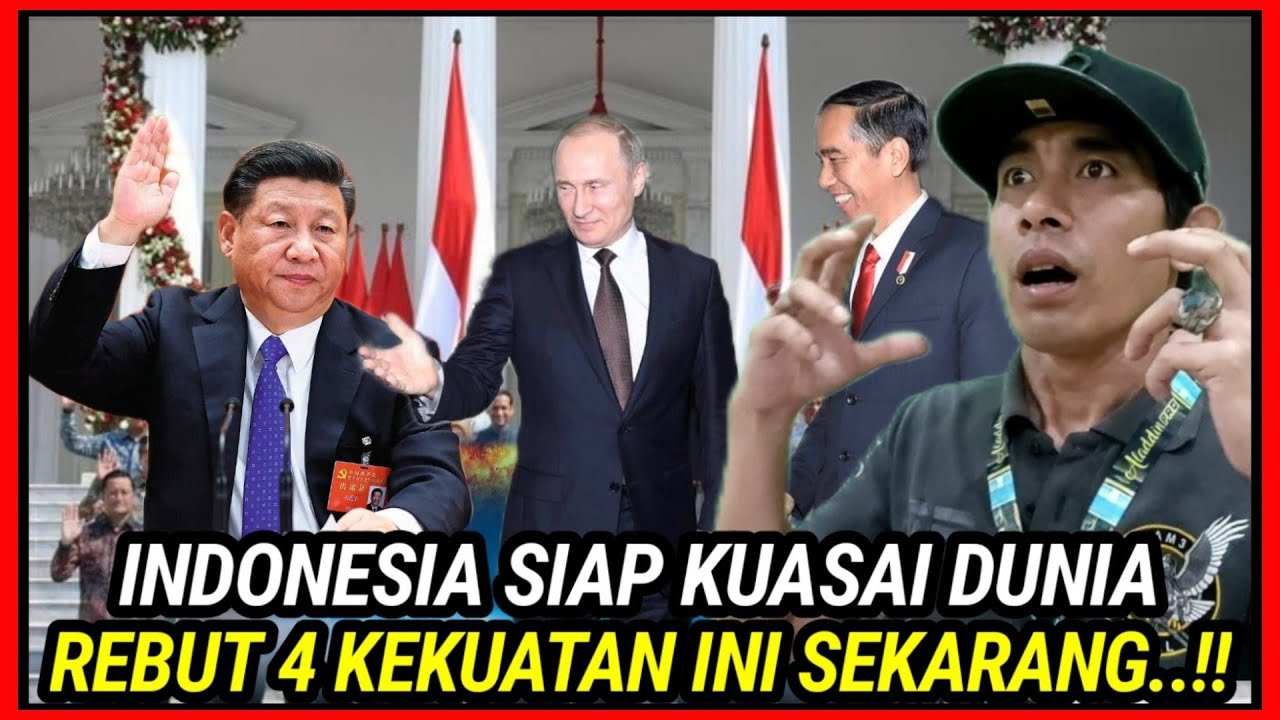 DUNIA MEMANAS GILIRAN INDONESIA MENGUSAI DUNIA PASCA KONFLIK UKRAINA DAN RUSIA APAKAH BISA ?