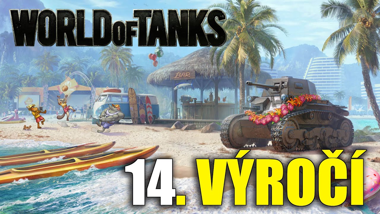 14. VÝROČÍ WoT = trojka zdarma, nový tier IX. prémiák nikoli