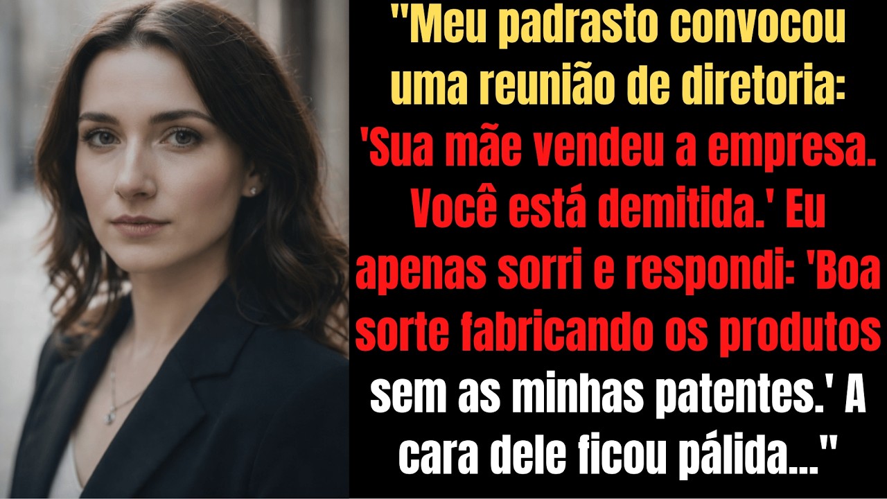 MEU PADRASTO ME DEMITIU DA MINHA EMPRESA! Mas ele esqueceu um detalhe... 🤫🔥