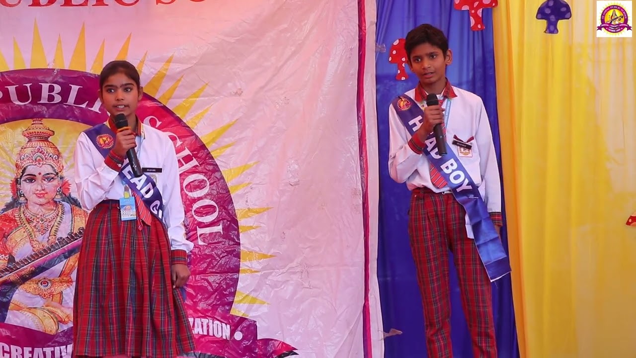 Head Boy and Head Girl Speech | 9th Annual Function | St. Gopal Public School