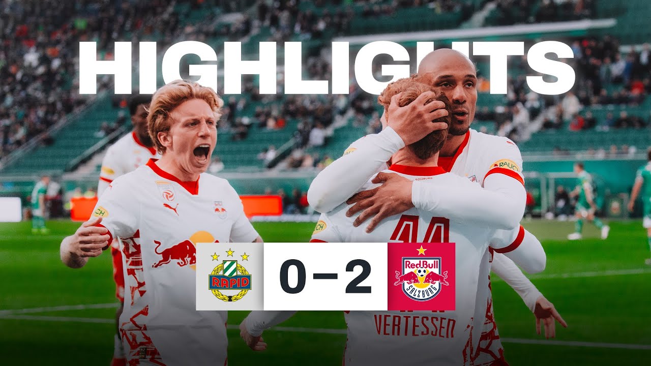 Wichtiger Klassiker-Sieg: Rapid &ndash; Salzburg | Highlights | 23. Spieltag, ADMIRAL Bundesliga